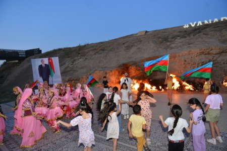 &ldquo;Yanar dağ&rdquo;da Milli Qurtuluş Günü ilə əlaqədar tədbir keçirilib - FOTOLAR